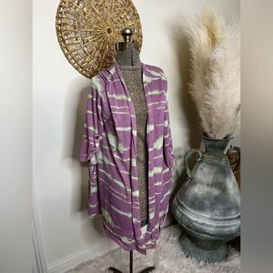 🚨LAST CHANCE🚨Purple and green cardigan